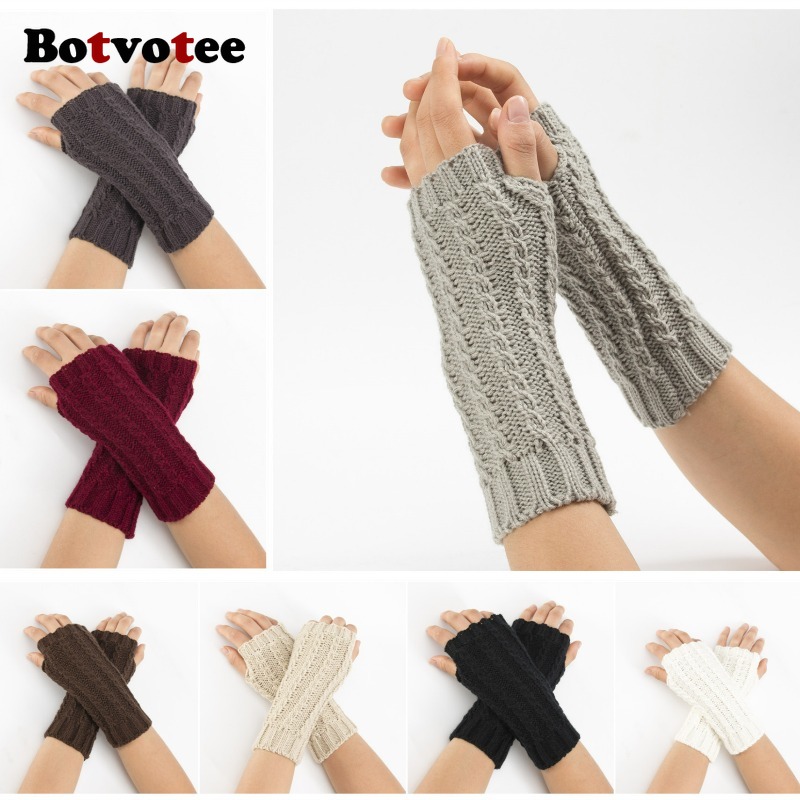 Fingerless Glove Knit - Sarung Tangan Musim Dingin Setengah Jari