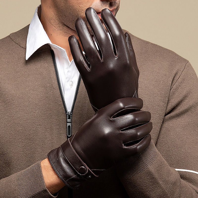 Sarung tangan kulit asli pria, - Leather Driving Glove ulasan dan harga