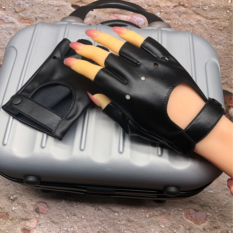 Wanita Punk Klub Malam Hip Hop - Leather Driving Glove ulasan dan harga