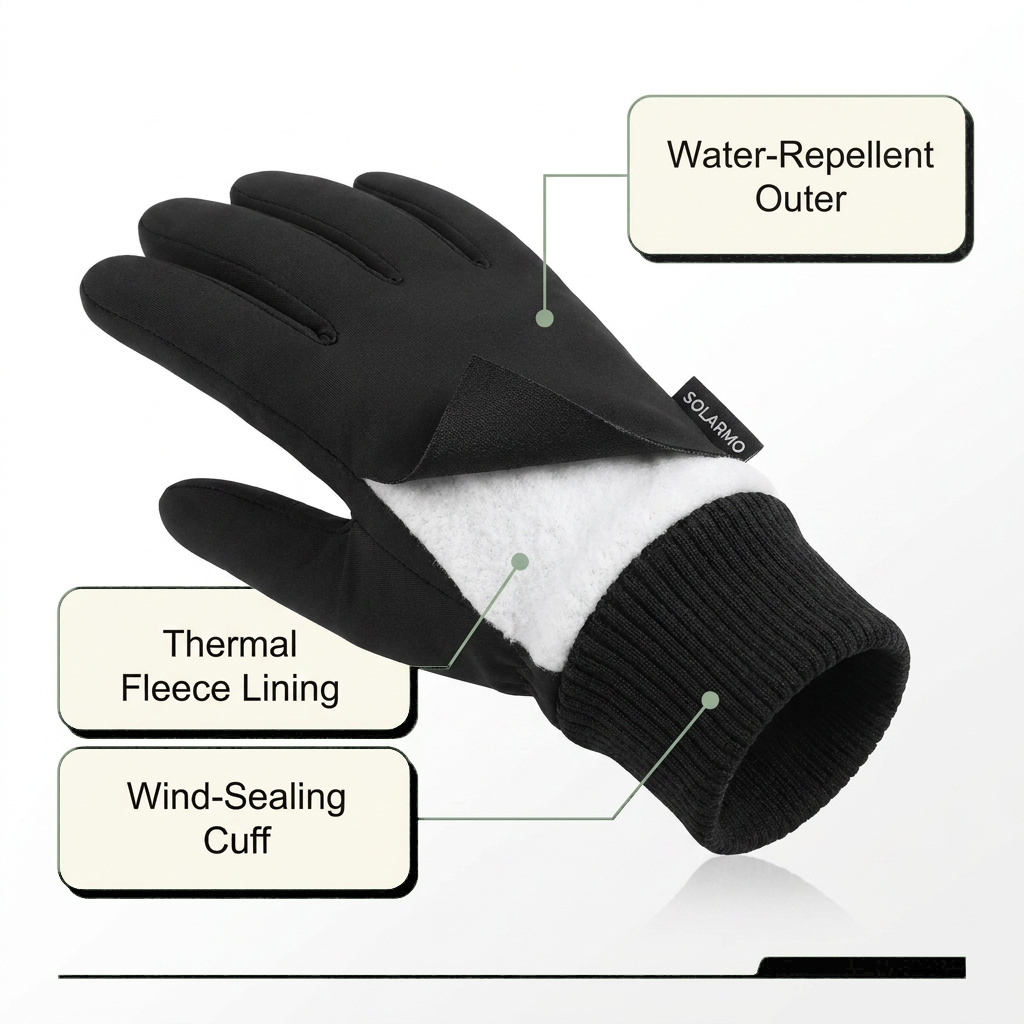 Sarung Tangan Bersepeda Cuaca  - Winter Glove Insulated ulasan dan harga